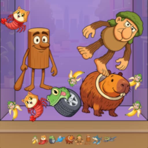 Brainrot Merge Drop Puzzles