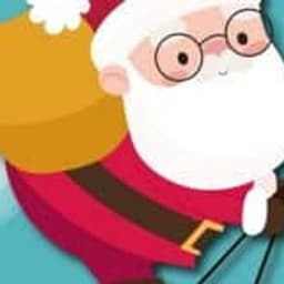 Avalanche Santa Ski Xmas