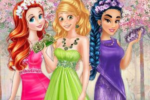 Colors of Spring Princess Gowns