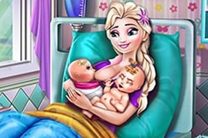 Elsa Mommy Twins Birth