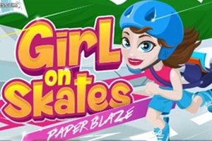 Girl on Skates Paper Blaze