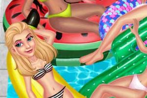 Princess Pool Party Floats