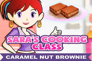 Sara's Cooking Class Caramel Brownie