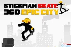 Stickman Skate 360 Epic City