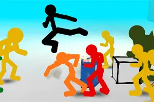 Stickman Street Fighting 3D