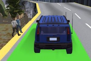 Uphill Jeep Driving