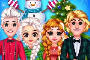 frozen princess christmas celebration
